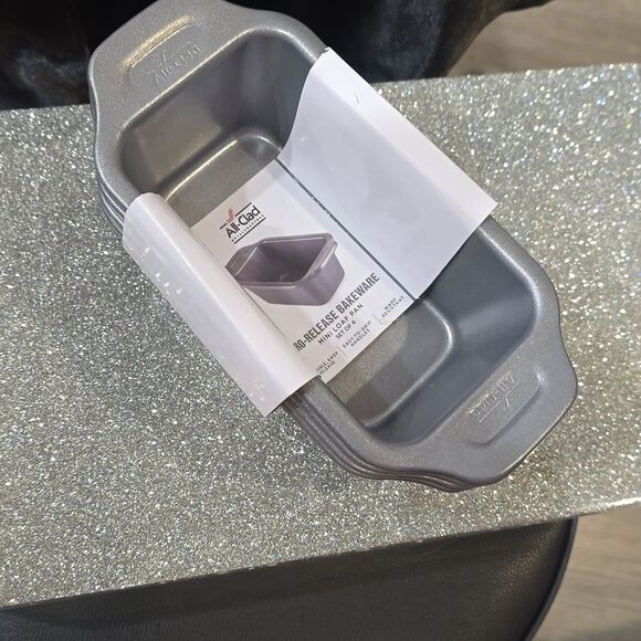 All-Clad Non-Stick Pro Release Mini Loaf Pans- Set Of 4 - Picture 7 of 9